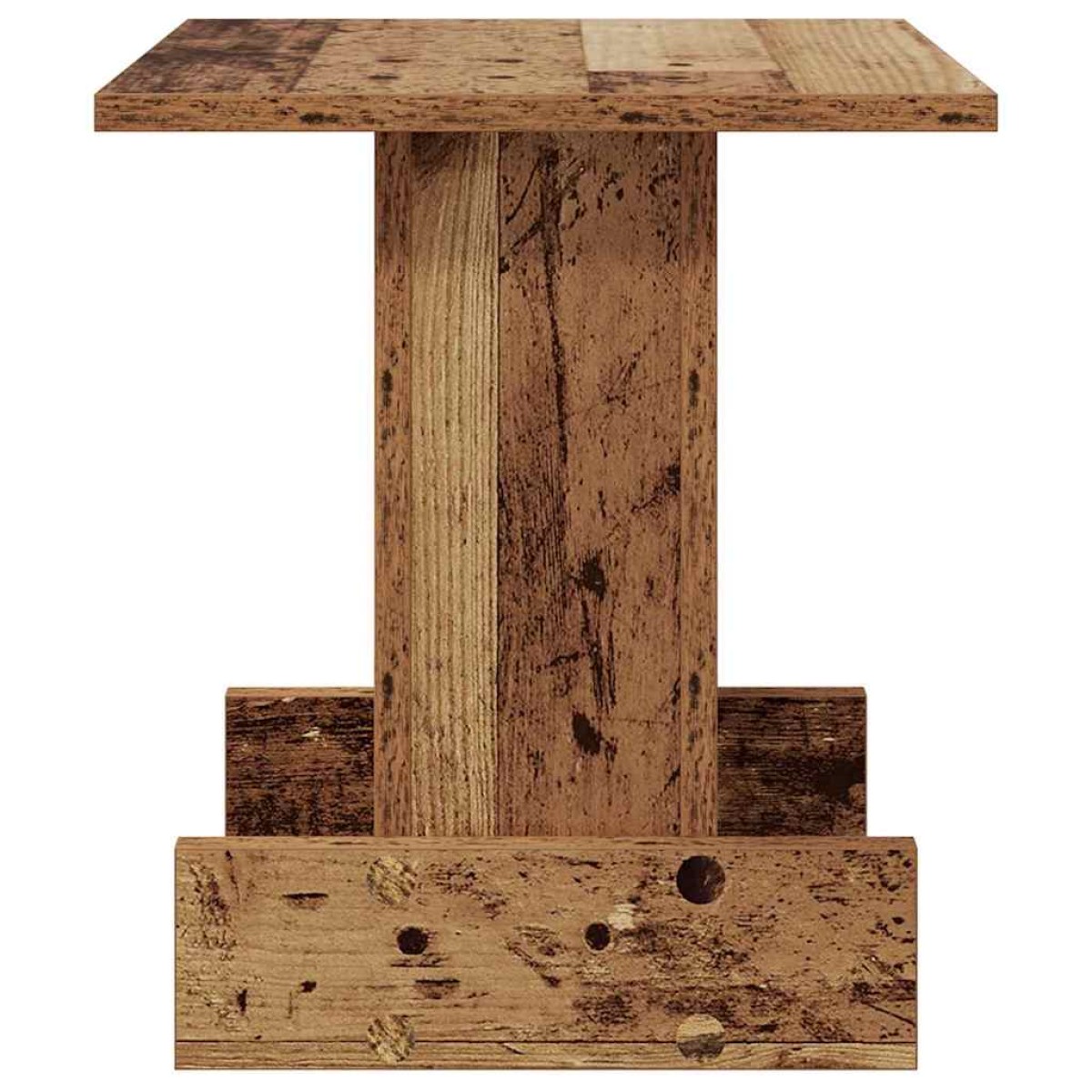 vidaXL End Table Παλιό ξύλο 35,5 x 35 x 40 εκ Επεξεργασμένο Ξύλο