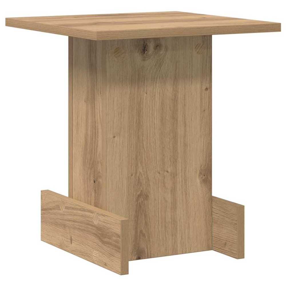 vidaXL End Table Artisan Oak 35,5 x 35 x 40 εκ Επεξεργασμένο Ξύλο