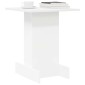 vidaXL End Table Λευκό 44,5 x 45 x 55 εκ Επεξεργασμένο Ξύλο