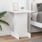 vidaXL End Table Λευκό 44,5 x 45 x 55 εκ Επεξεργασμένο Ξύλο