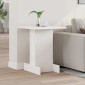 vidaXL End Table Λευκό 44,5 x 45 x 55 εκ Επεξεργασμένο Ξύλο