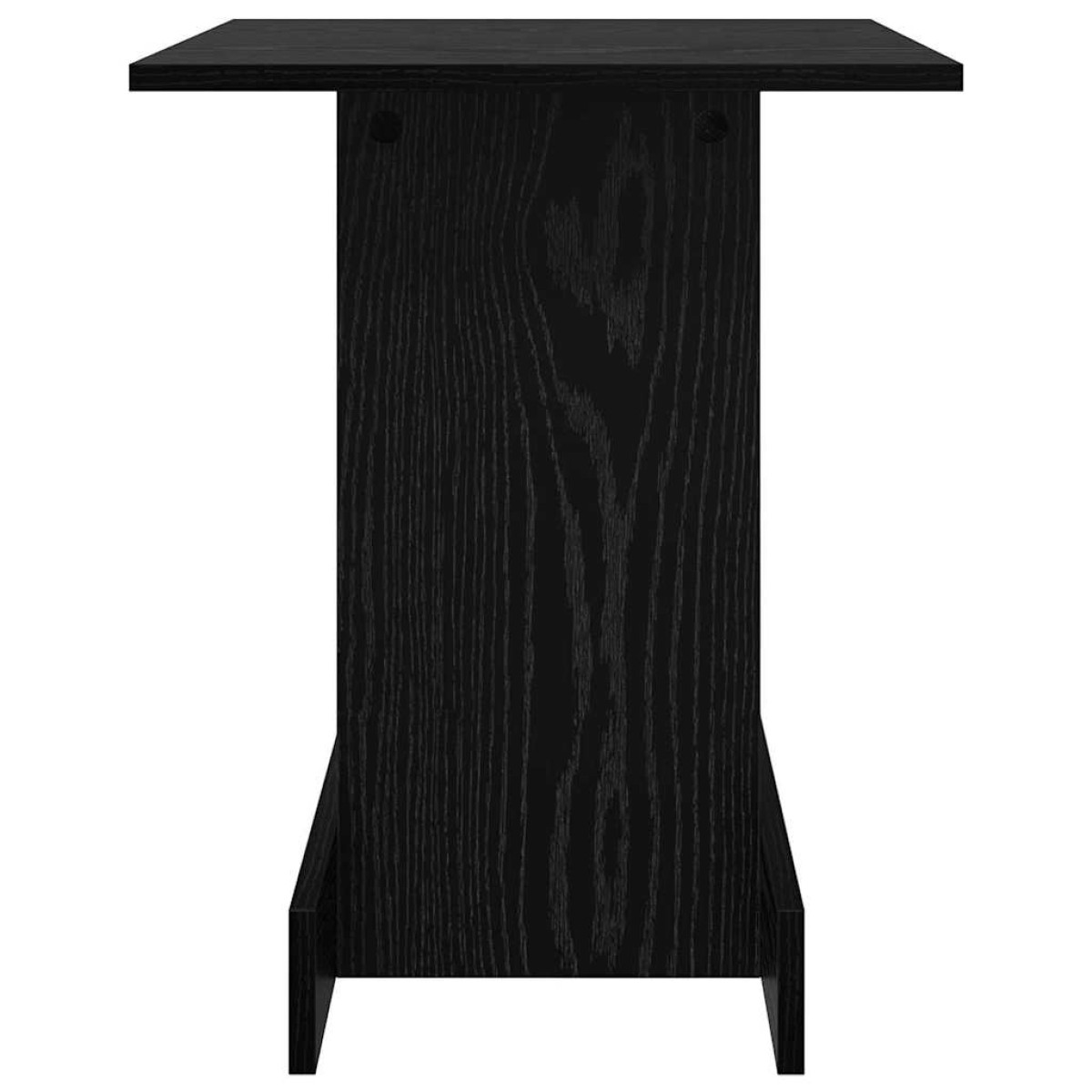 vidaXL End Table Μαύρη Οξυά 44,5 x 45 x 55 εκ Επεξεργασμένο Ξύλο