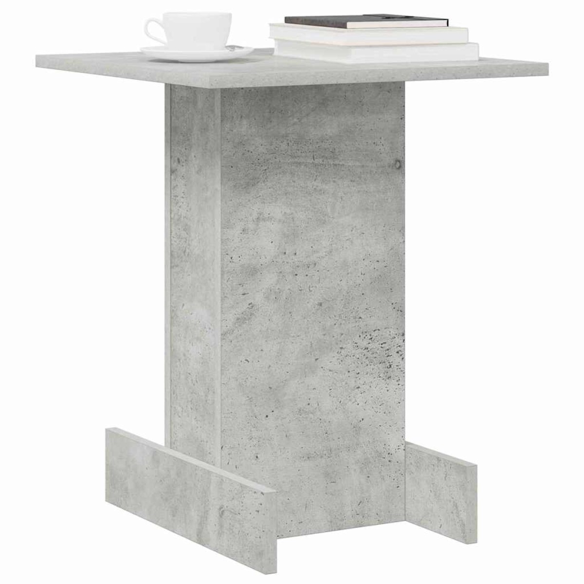vidaXL End Table Σκυρόδεμα Γκρι 44,5 x 45 x 55 εκ Επεξεργασμένο Ξύλο