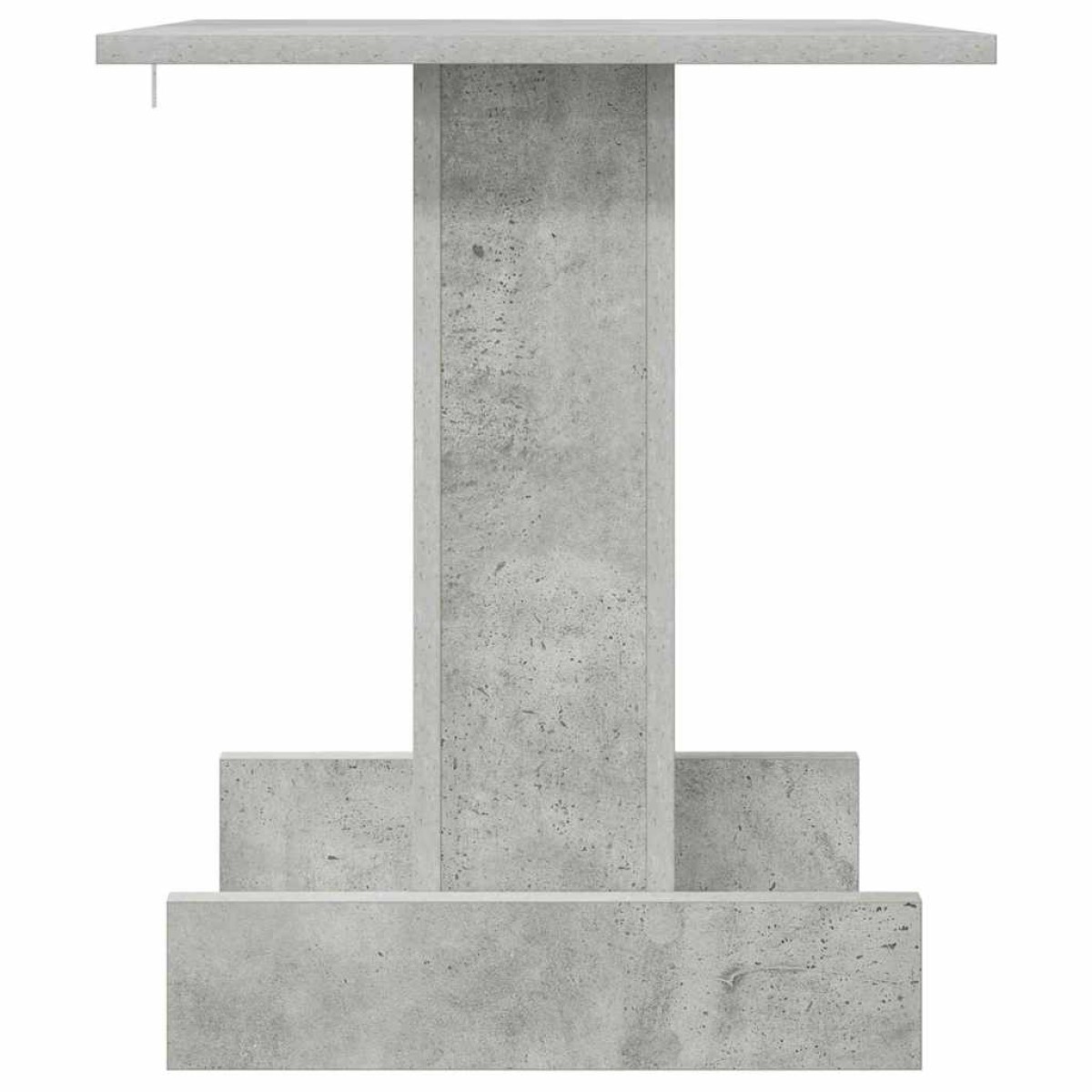 vidaXL End Table Σκυρόδεμα Γκρι 44,5 x 45 x 55 εκ Επεξεργασμένο Ξύλο