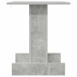 vidaXL End Table Σκυρόδεμα Γκρι 44,5 x 45 x 55 εκ Επεξεργασμένο Ξύλο