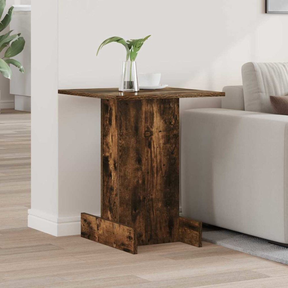 vidaXL End Table Καπνιστό Δρύς 44,5 x 45 x 55 εκ Επεξεργασμένο Ξύλο