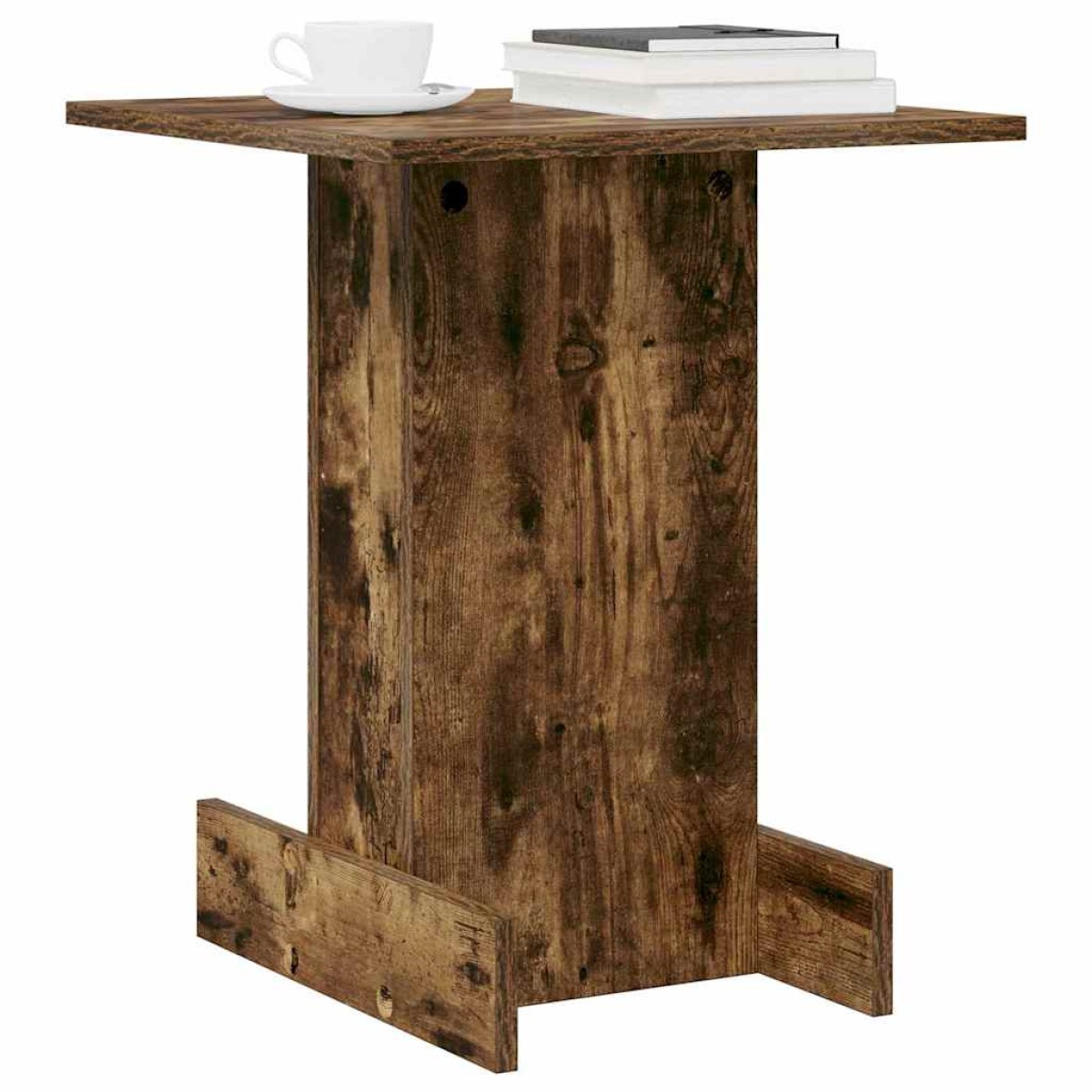 vidaXL End Table Καπνιστό Δρύς 44,5 x 45 x 55 εκ Επεξεργασμένο Ξύλο