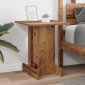 vidaXL End Table Παλιό ξύλο 44,5 x 45 x 55 εκ Επεξεργασμένο Ξύλο