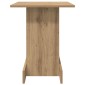 vidaXL End Table Artisan Oak 44,5 x 45 x 55 εκ Επεξεργασμένο Ξύλο