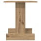 vidaXL End Table Artisan Oak 44,5 x 45 x 55 εκ Επεξεργασμένο Ξύλο