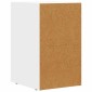 vidaXL Κομοδίνο ELST Λευκό 29,5 x 33,5 x 50 εκ Επεξεργασμένο Ξύλο