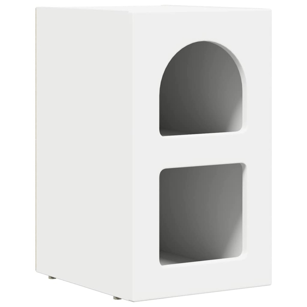 vidaXL Κομοδίνο ELST 2 τεμ. Λευκό 29,5 x 33,5 x 50 εκ
