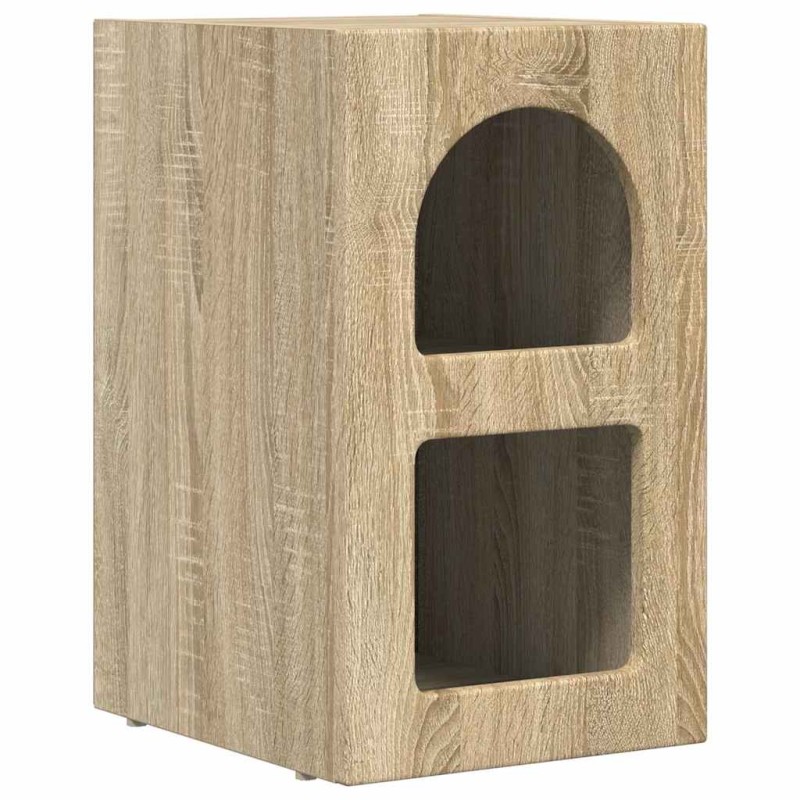vidaXL Κομοδίνο ELST Δρύς Sonoma 29,5 x 33,5 x 50 εκ