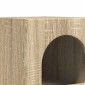 vidaXL Κομοδίνο ELST Δρύς Sonoma 29,5 x 33,5 x 50 εκ