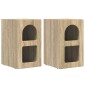 vidaXL Κομοδίνο ELST 2 τεμ. Δρύς Sonoma 29,5 x 33,5 x 50 εκ