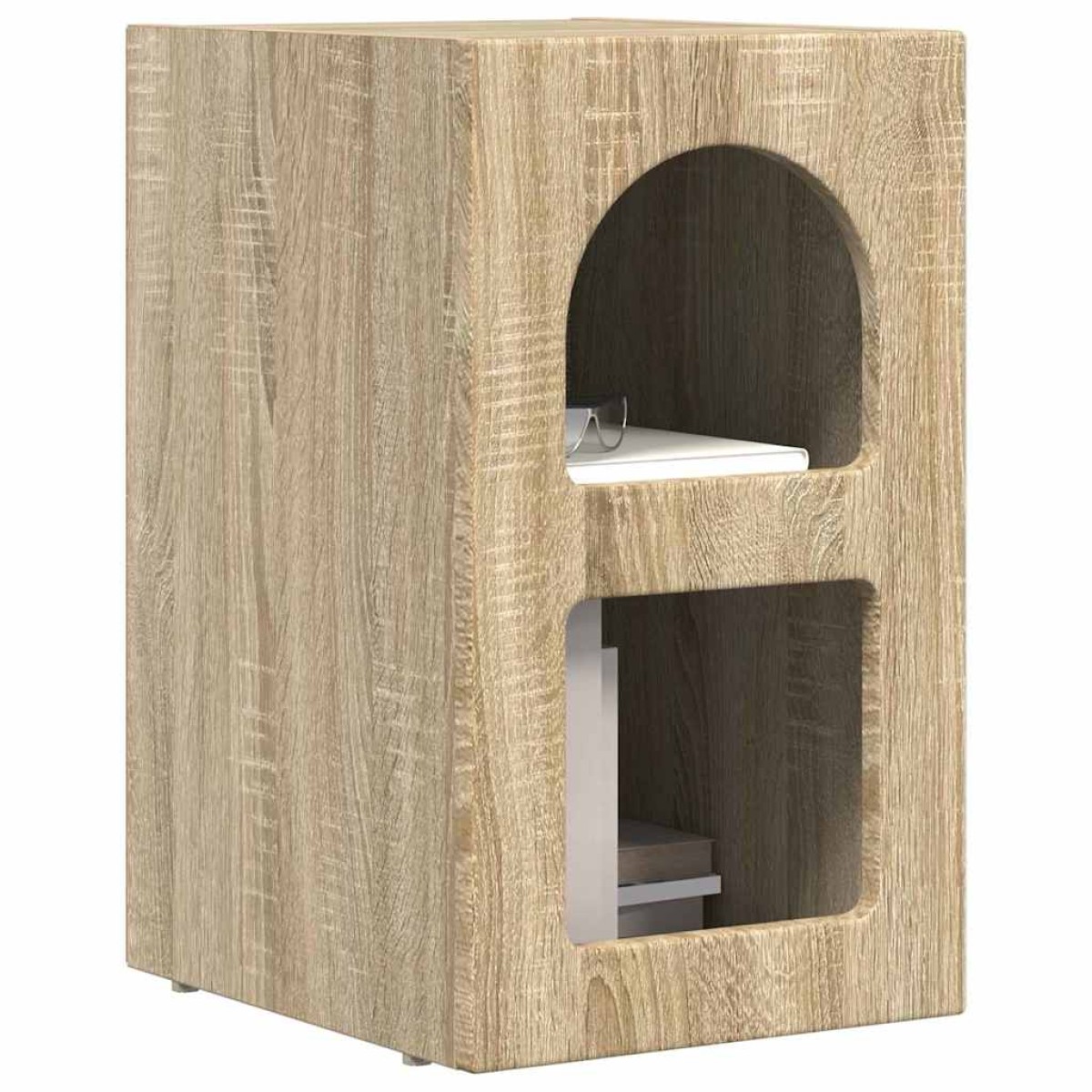 vidaXL Κομοδίνο ELST 2 τεμ. Δρύς Sonoma 29,5 x 33,5 x 50 εκ