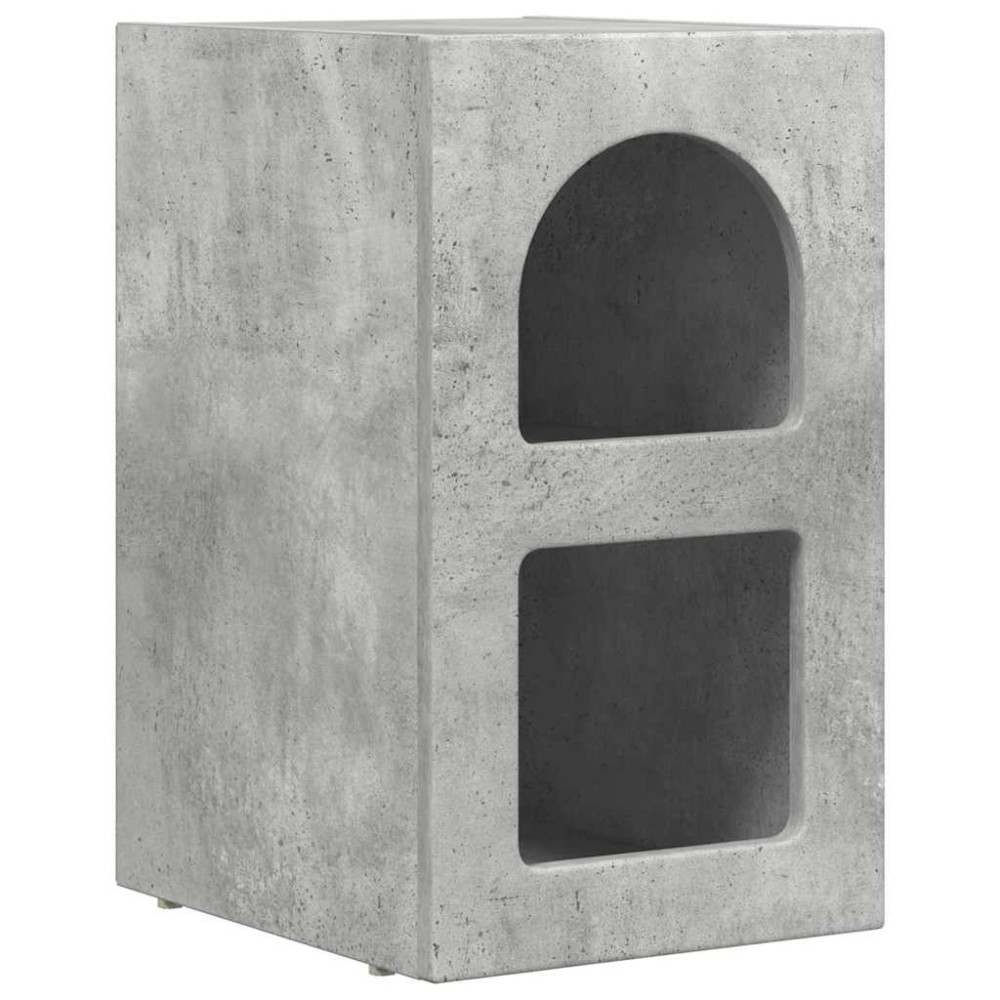 vidaXL Κομοδίνο ELST Σκυρόδεμα Γκρι 29,5 x 33,5 x 50 εκ