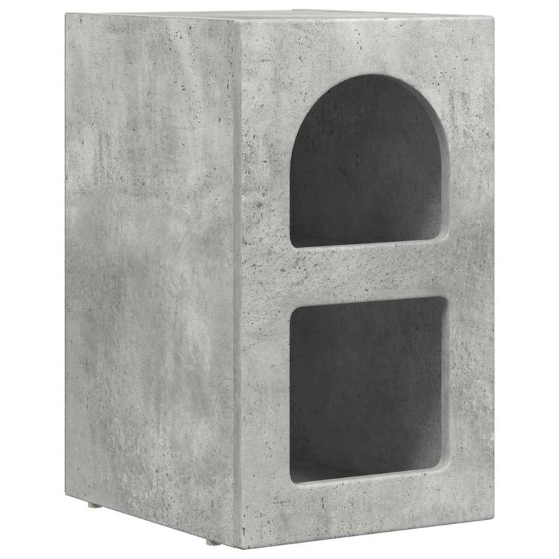 vidaXL Κομοδίνο ELST Σκυρόδεμα Γκρι 29,5 x 33,5 x 50 εκ