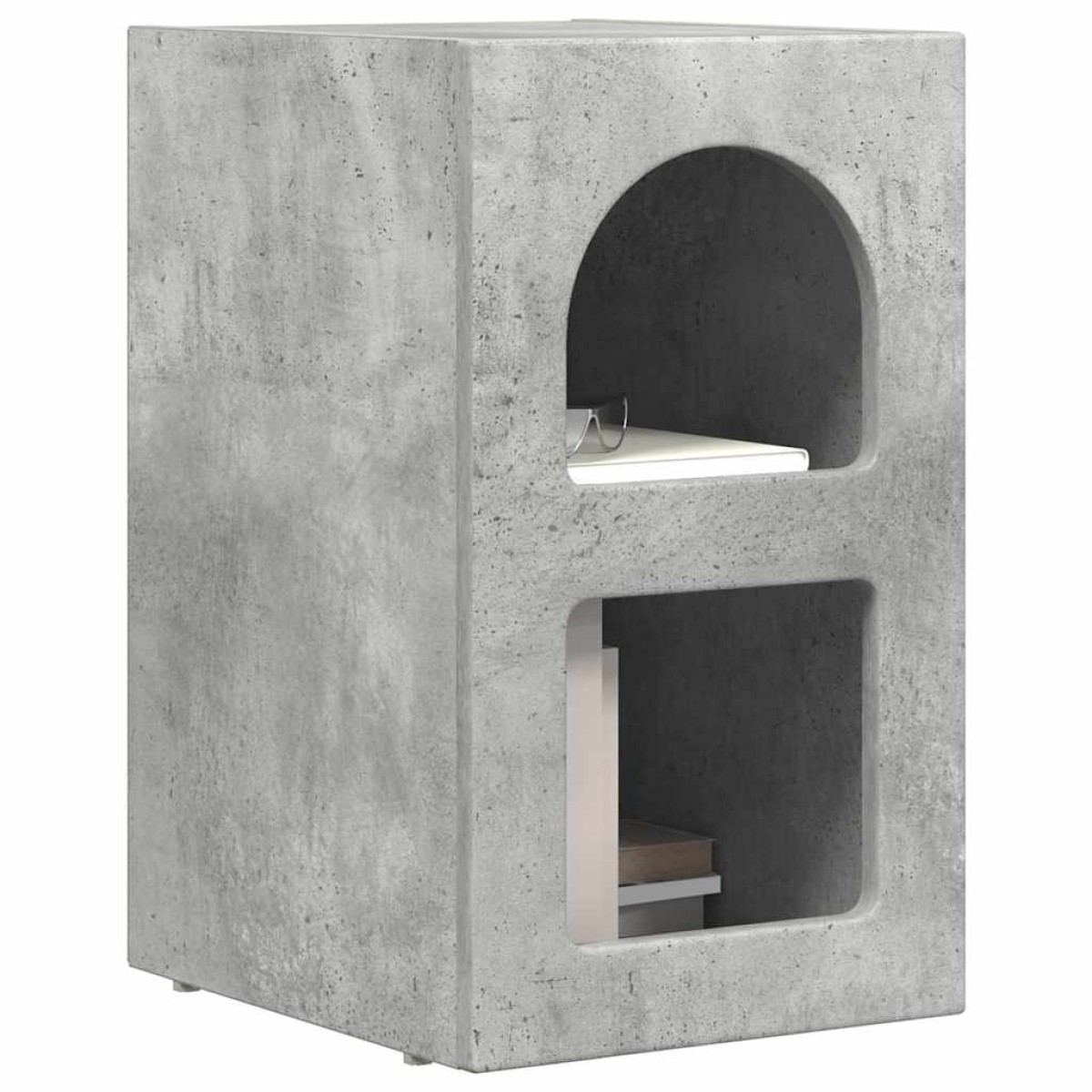 vidaXL Κομοδίνο ELST Σκυρόδεμα Γκρι 29,5 x 33,5 x 50 εκ