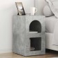 vidaXL Κομοδίνο ELST Σκυρόδεμα Γκρι 29,5 x 33,5 x 50 εκ