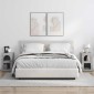 vidaXL Κομοδίνο ELST 2 τεμ. Σκυρόδεμα Γκρι 29,5 x 33,5 x 50 εκ