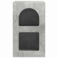 vidaXL Κομοδίνο ELST 2 τεμ. Σκυρόδεμα Γκρι 29,5 x 33,5 x 50 εκ