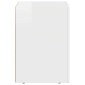 vidaXL Κομοδίνο ELST Υψηλής γυαλάδας λευκό 29,5 x 33,5 x 50 εκ