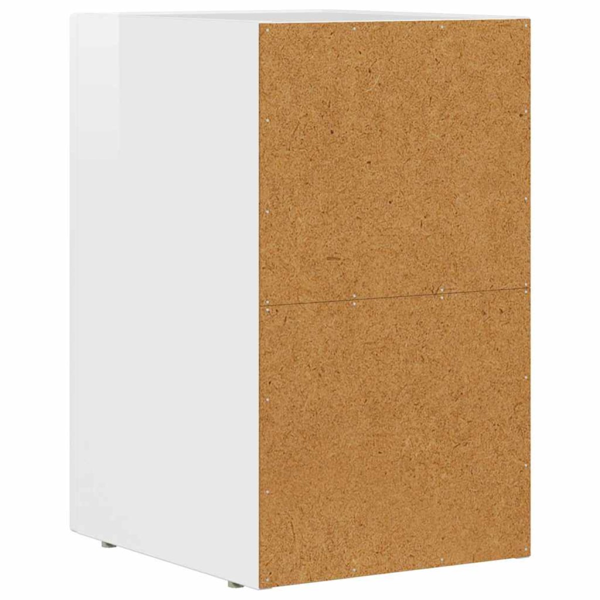 vidaXL Κομοδίνο ELST Υψηλής γυαλάδας λευκό 29,5 x 33,5 x 50 εκ