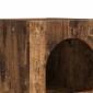 vidaXL Κομοδίνο ELST Καπνιστό Δρύς 29,5 x 33,5 x 50 εκ