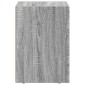 vidaXL Κομοδίνο ELST Γκρίζο Σονομα 29,5 x 33,5 x 50 εκ