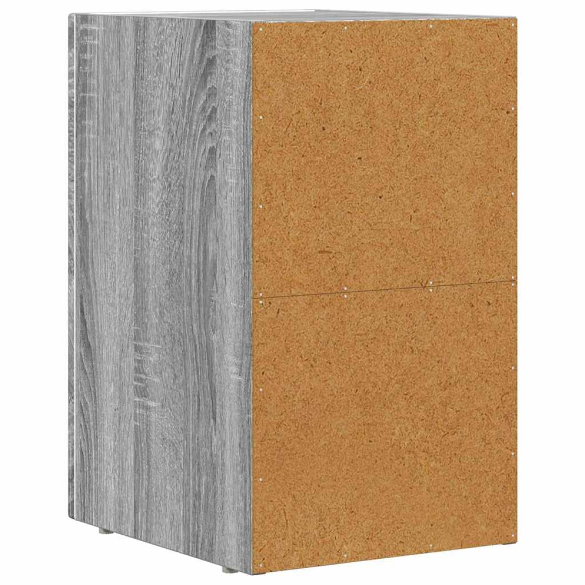 vidaXL Κομοδίνο ELST Γκρίζο Σονομα 29,5 x 33,5 x 50 εκ