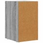 vidaXL Κομοδίνο ELST Γκρίζο Σονομα 29,5 x 33,5 x 50 εκ