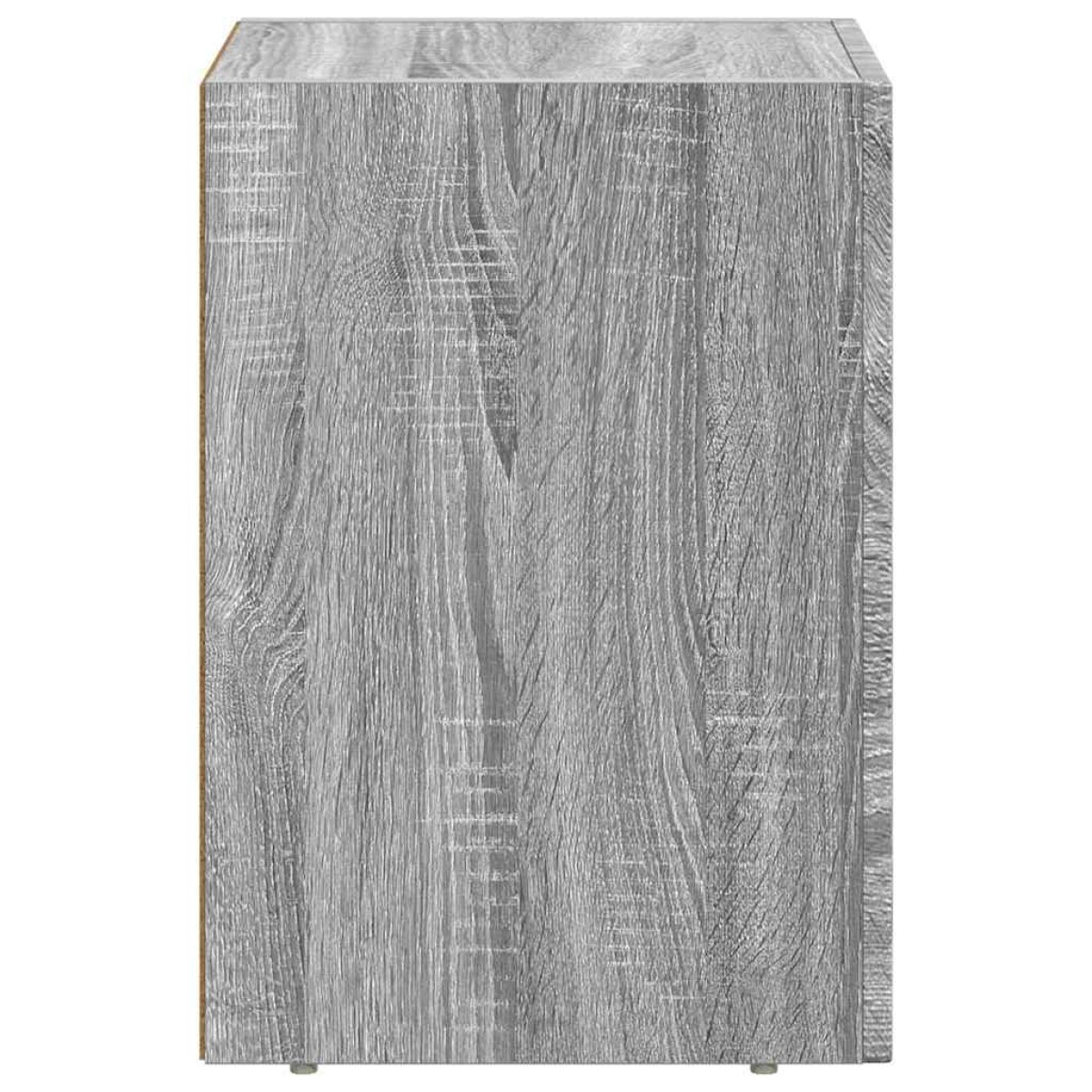 vidaXL Κομοδίνο ELST 2 τεμ. Γκρίζο Σονομα 29,5 x 33,5 x 50 εκ