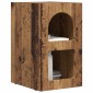 vidaXL Κομοδίνο ELST 2 τεμ. Παλιό ξύλο 29,5 x 33,5 x 50 εκ