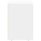 vidaXL Κομοδίνο ELST Λευκό 40 x 35 x 50 εκ. Επεξεργασμένο Ξύλο