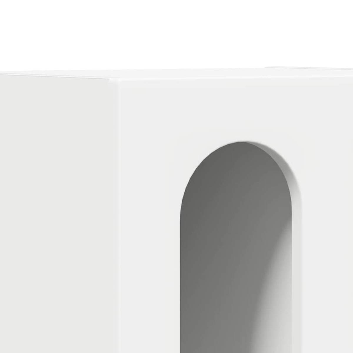 vidaXL Κομοδίνο ELST Λευκό 40 x 35 x 50 εκ. Επεξεργασμένο Ξύλο