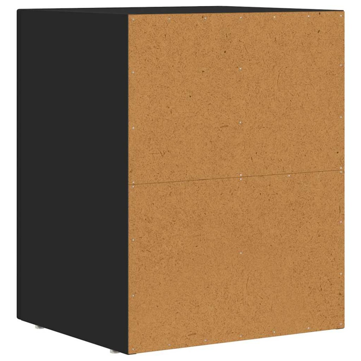 vidaXL Κομοδίνο ELST Μαύρο 40 x 35 x 50 εκ. Επεξεργασμένο Ξύλο