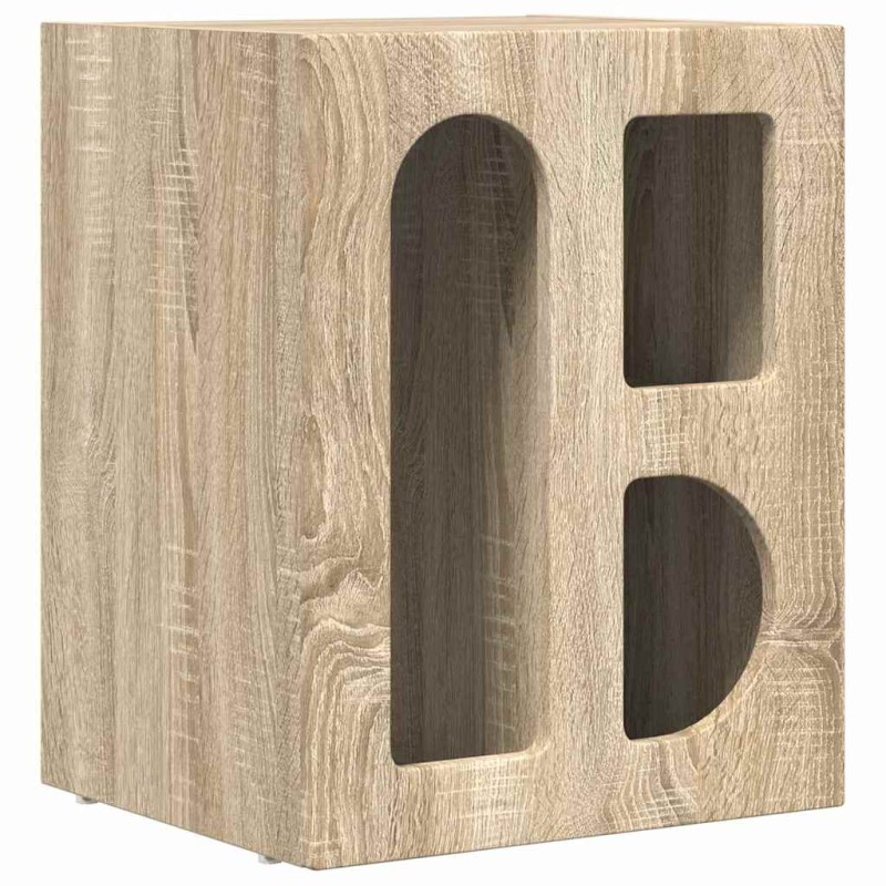 vidaXL Κομοδίνο ELST Δρύς Sonoma 40 x 35 x 50 εκ. Επεξεργασμένο Ξύλο