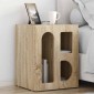 vidaXL Κομοδίνο ELST Δρύς Sonoma 40 x 35 x 50 εκ. Επεξεργασμένο Ξύλο