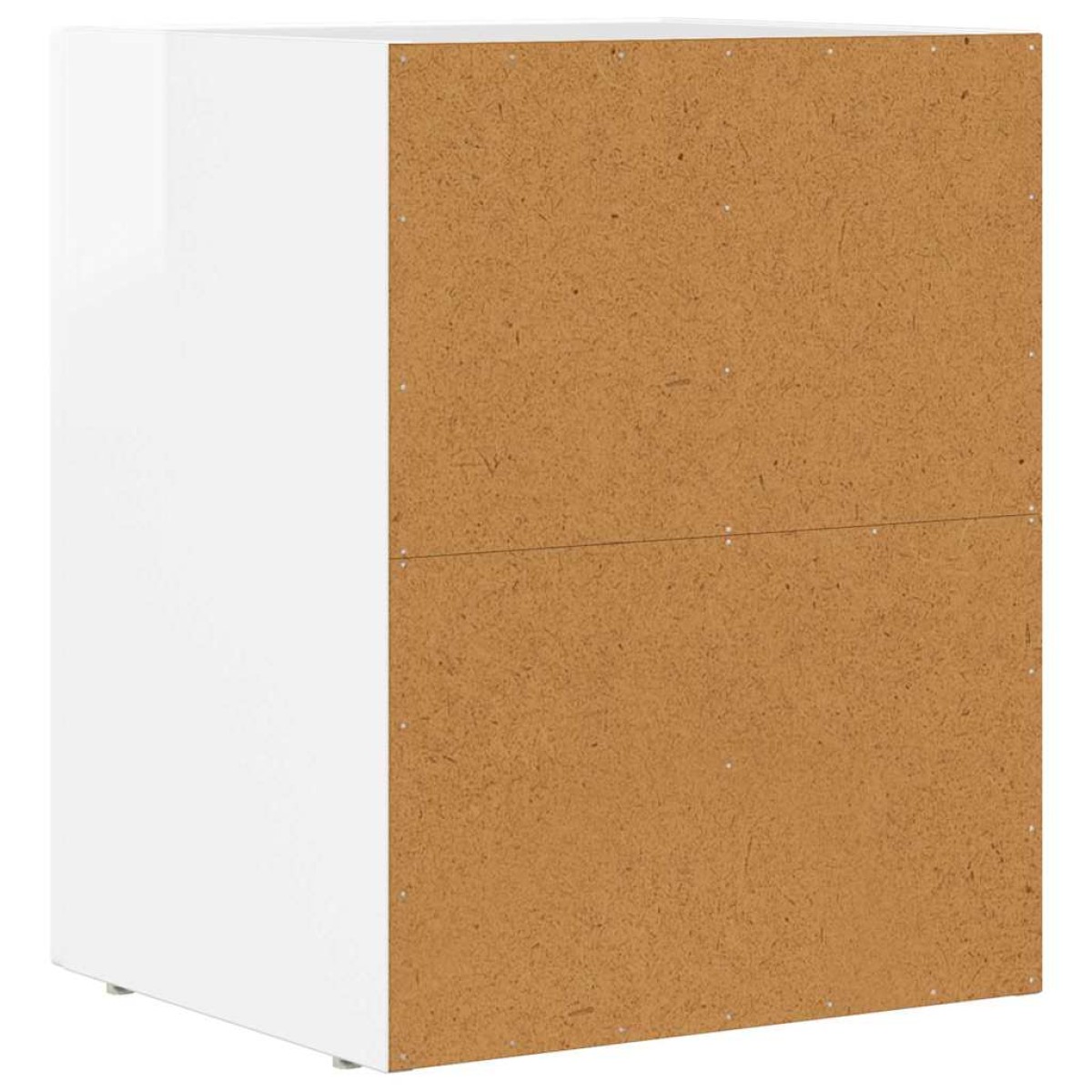 vidaXL Κομοδίνο ELST Υψηλής γυαλάδας λευκό 40 x 35 x 50 εκ.