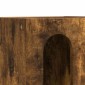 vidaXL Κομοδίνο ELST Καπνιστό Δρύς 40 x 35 x 50 εκ. Επεξεργασμένο Ξύλο