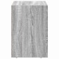 vidaXL Κομοδίνο ELST Γκρίζο Σονομα 40 x 35 x 50 εκ. Επεξεργασμένο Ξύλο