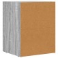 vidaXL Κομοδίνο ELST Γκρίζο Σονομα 40 x 35 x 50 εκ. Επεξεργασμένο Ξύλο