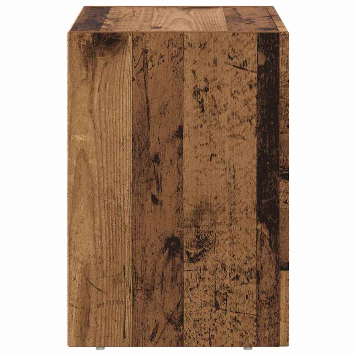 vidaXL Κομοδίνο ELST 2 τμχ. Παλιό ξύλο 40 x 35 x 50 εκ.