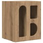 vidaXL Κομοδίνο ELST 2 τμχ. Artisan Oak 40 x 35 x 50 εκ.