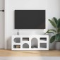 vidaXL Ντουλάπι TV ELST 100 x 35 x 40 εκ Λευκό Επεξεργασμένο Ξύλο