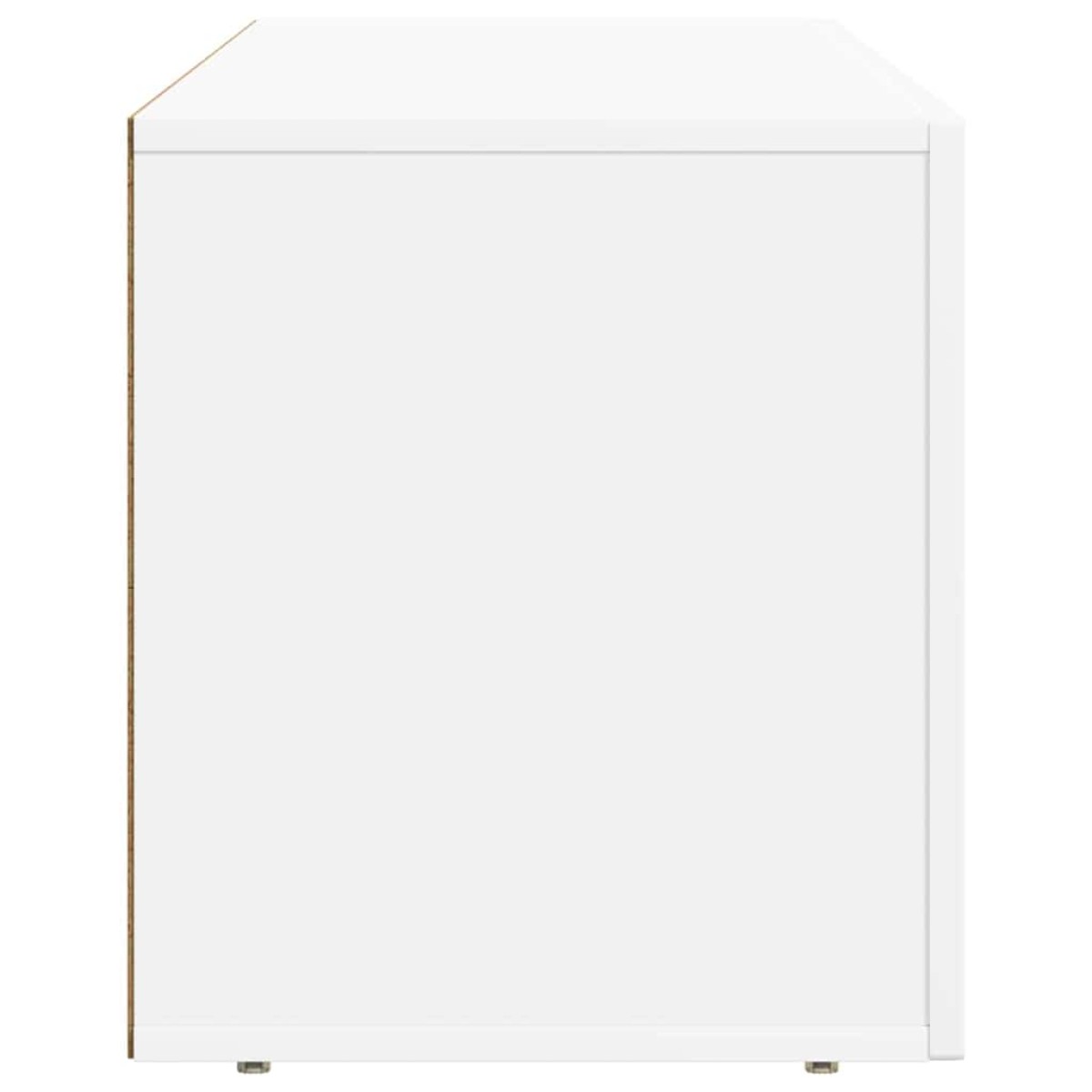 vidaXL Ντουλάπι TV ELST 100 x 35 x 40 εκ Λευκό Επεξεργασμένο Ξύλο