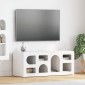 vidaXL Ντουλάπι TV ELST 100 x 35 x 40 εκ Λευκό Επεξεργασμένο Ξύλο