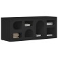 vidaXL Ντουλάπι TV ELST 100 x 35 x 40 εκ Μαύρο Επεξεργασμένο Ξύλο