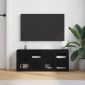 vidaXL Ντουλάπι TV ELST 100 x 35 x 40 εκ Μαύρο Επεξεργασμένο Ξύλο